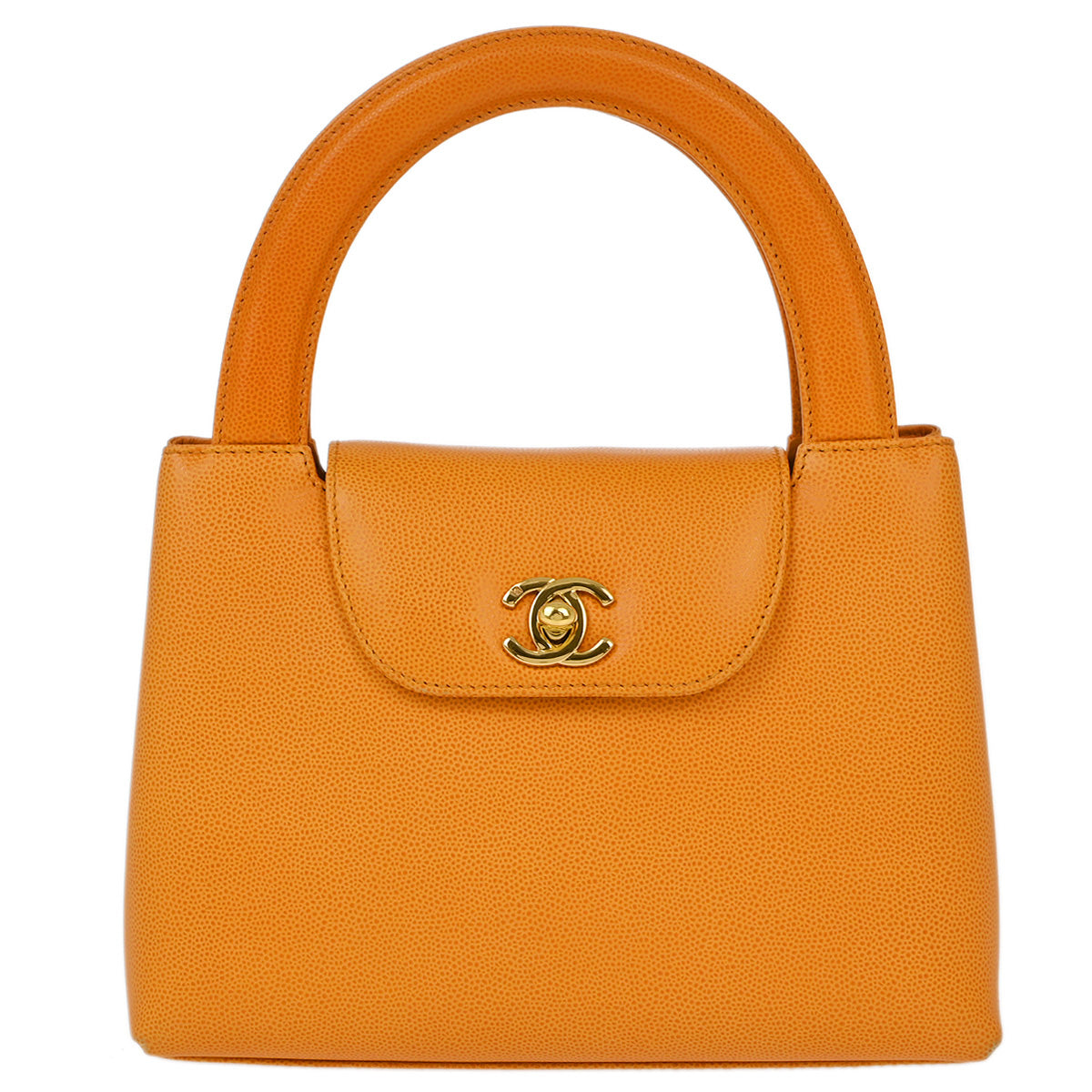 image of Chanel * 1997-1999 Orange Caviar Handbag