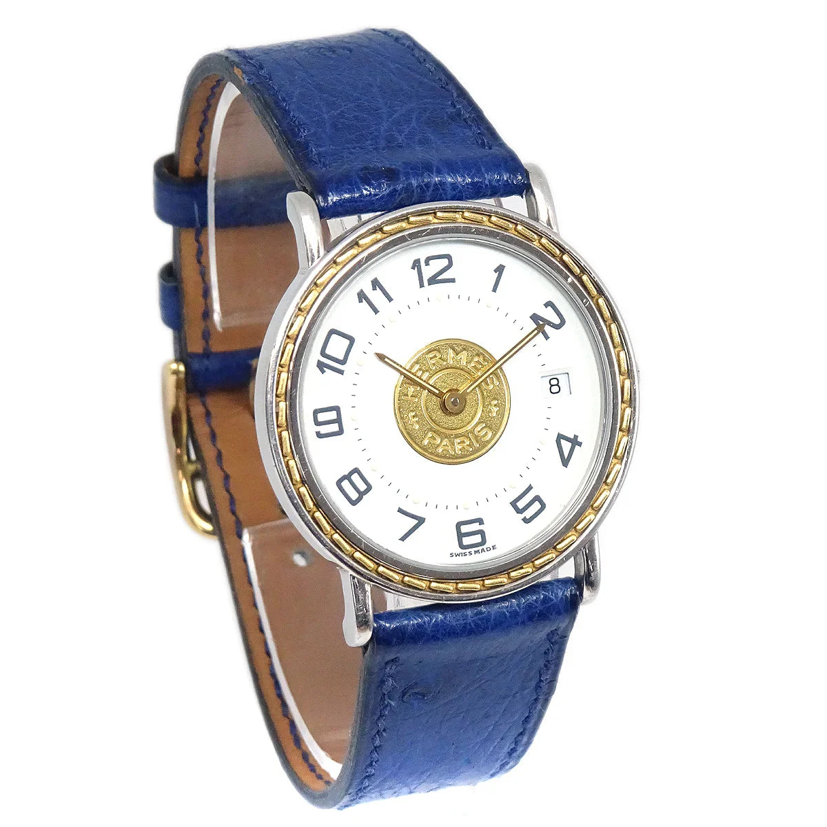 image of Hermes 1994 Serie Watch Ostrich 32mm