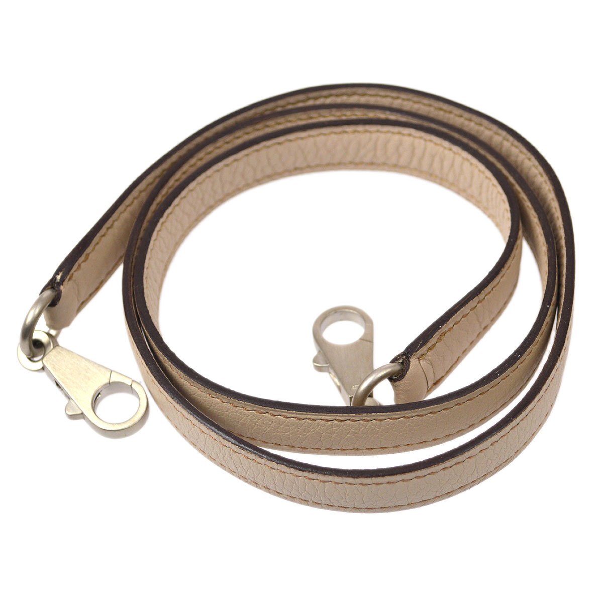 image of Hermes Kelly Bag Strap Gray Taurillon Clemence