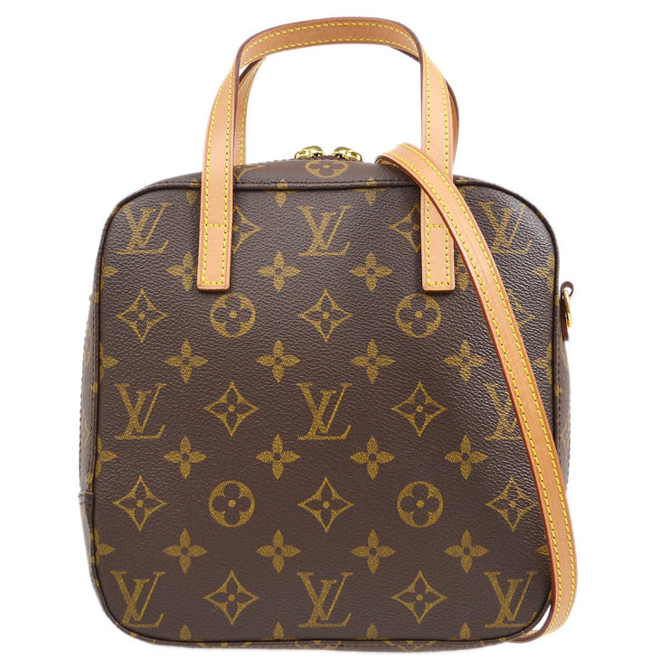 Louis Vuitton Shoulder Bag Spontini 2Way Hand M47500 Monogram Canvas Brown  Women's LOUIS VUITTON