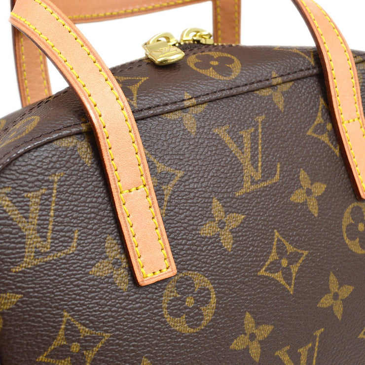 LOUIS VUITTON Monogram Canvas Spontini 2way Hand Shoulder Bag