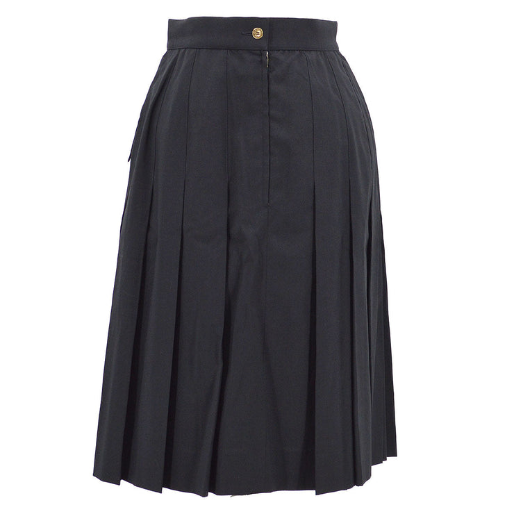 CHANEL Pleated Skirt Black #36 – AMORE Vintage Tokyo