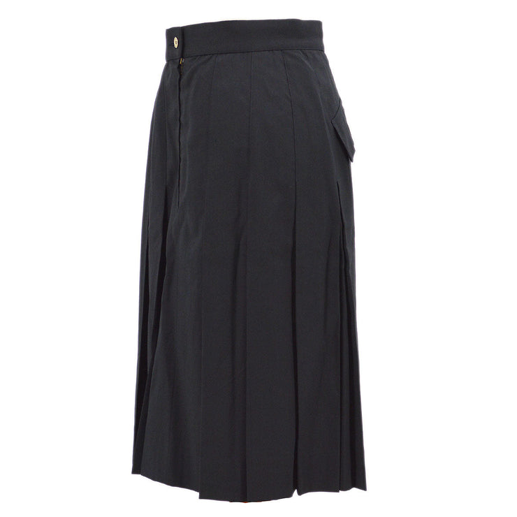 CHANEL Pleated Skirt Black #36 – AMORE Vintage Tokyo