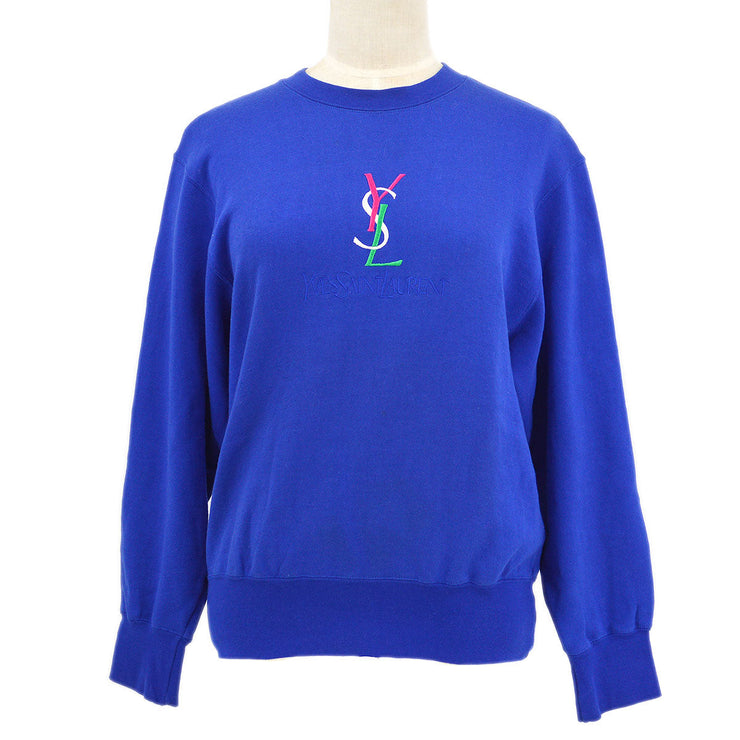 ysl embroidered sweatshirt