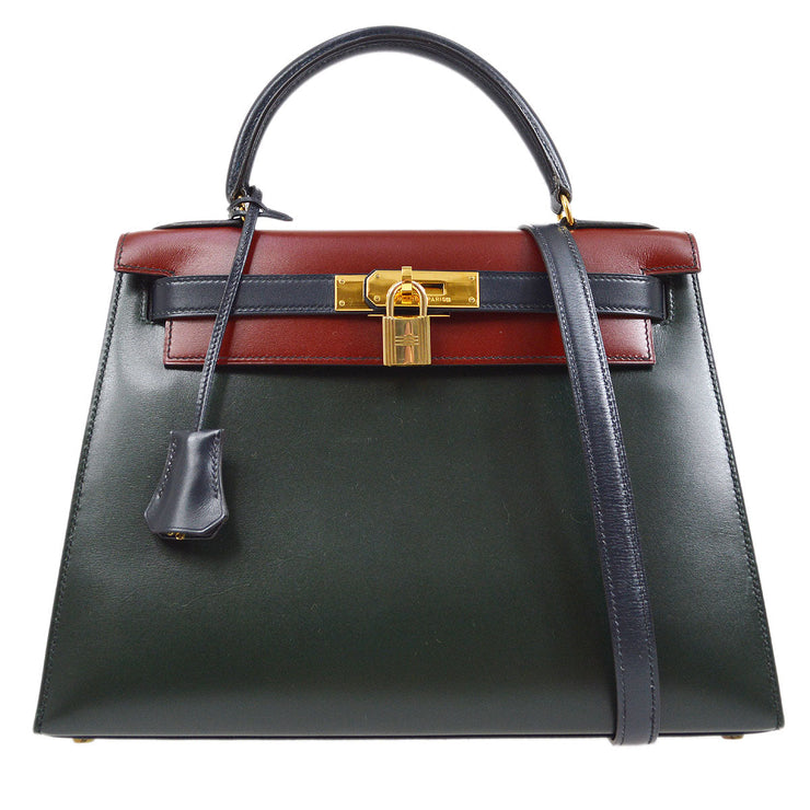 hermes kelly tricolor