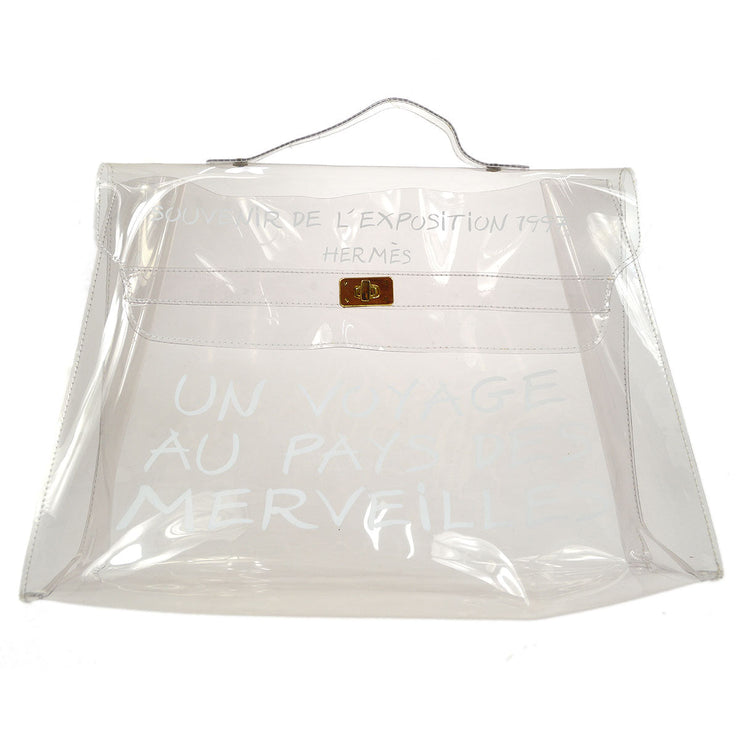 clear kelly bag replica