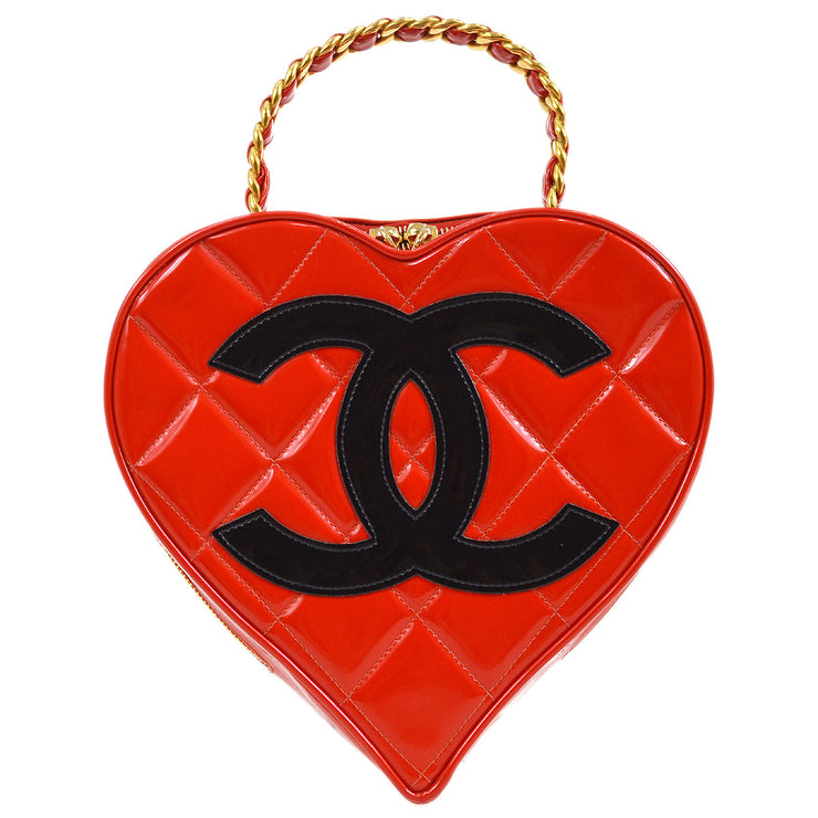 CHANEL  1995 Heart Vanity Handbag  AMORE Vintage Tokyo