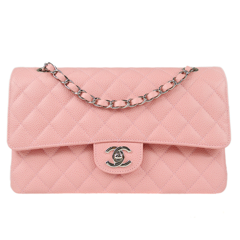 Chanel Classic Flap Medium Bubblegum Pink Luxury Bags  Wallets on  Carousell