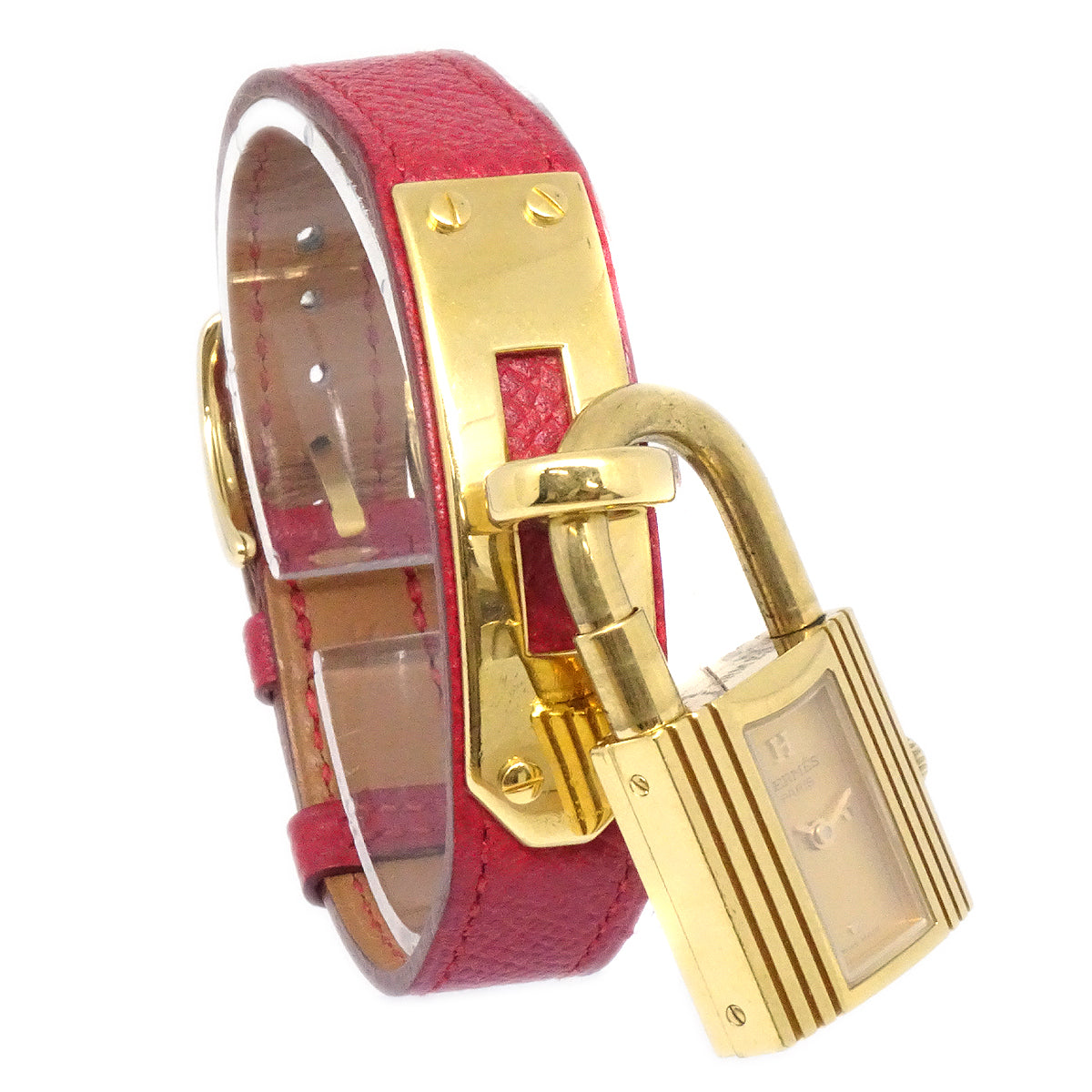 image of Hermes 1997 Kelly Watch Red Courchevel