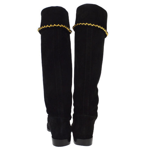 chanel long boots