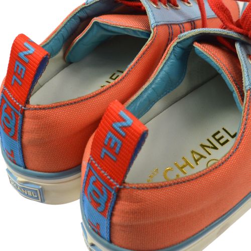 chanel sneakers red
