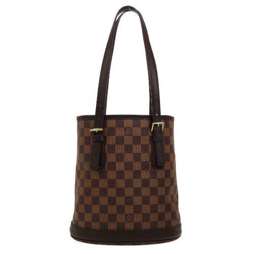Louis Vuitton Bucket Pm Shoulder Tote Bag Damier Ebene N Amore Vintage Tokyo