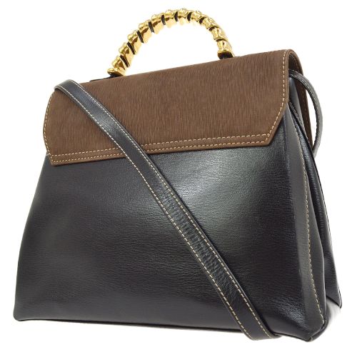 LOEWE VELAZQUEZ 2way Hand Bag Black 