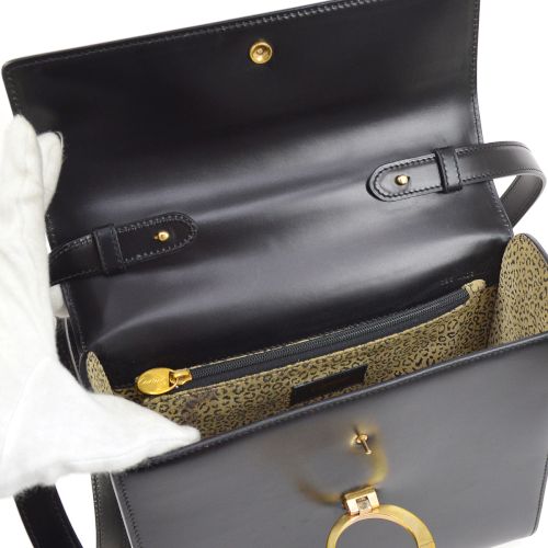 cartier black purse