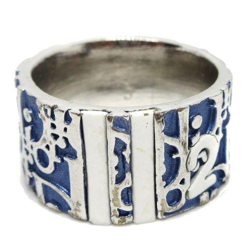 Christian Dior Trotter Pattern Ring 
