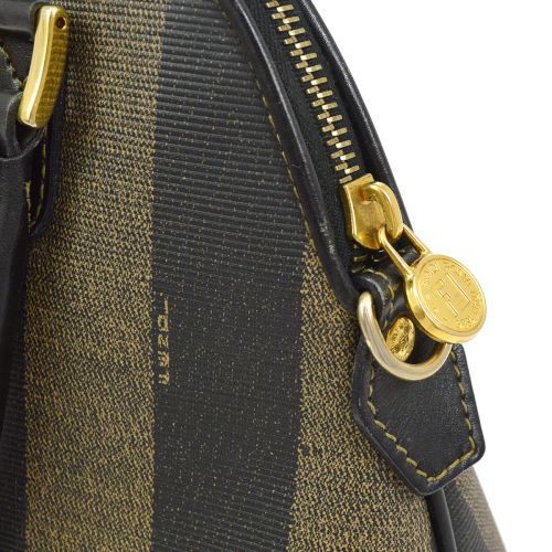 FENDI Pequin Pattern 2way Hand Bag 