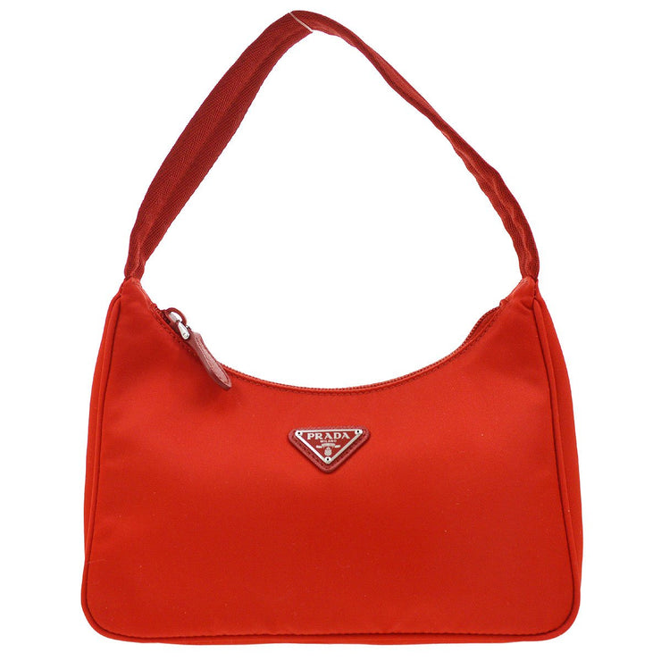 vintage red prada handbag