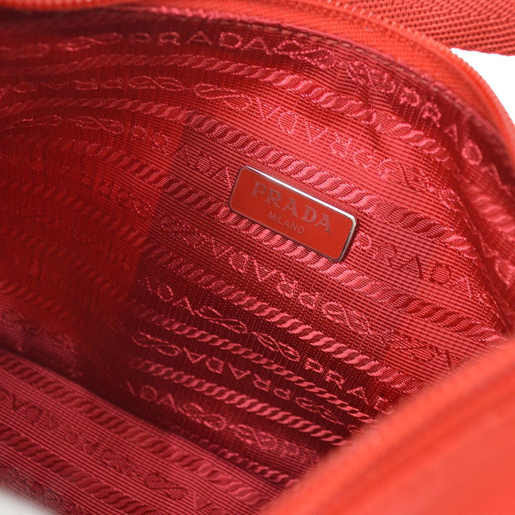 vintage red prada handbag