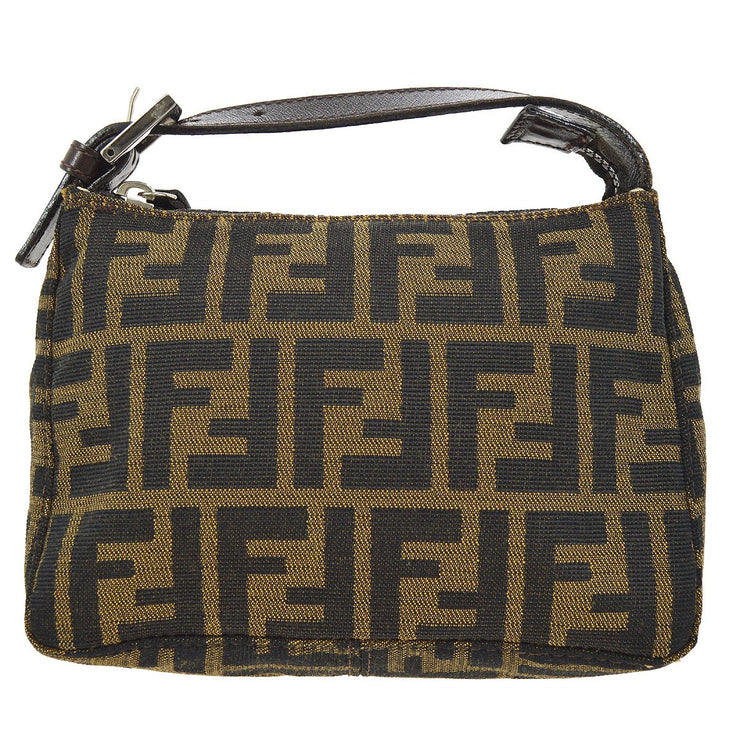 FENDI Zucca Pattern Hand Bag Pouch 