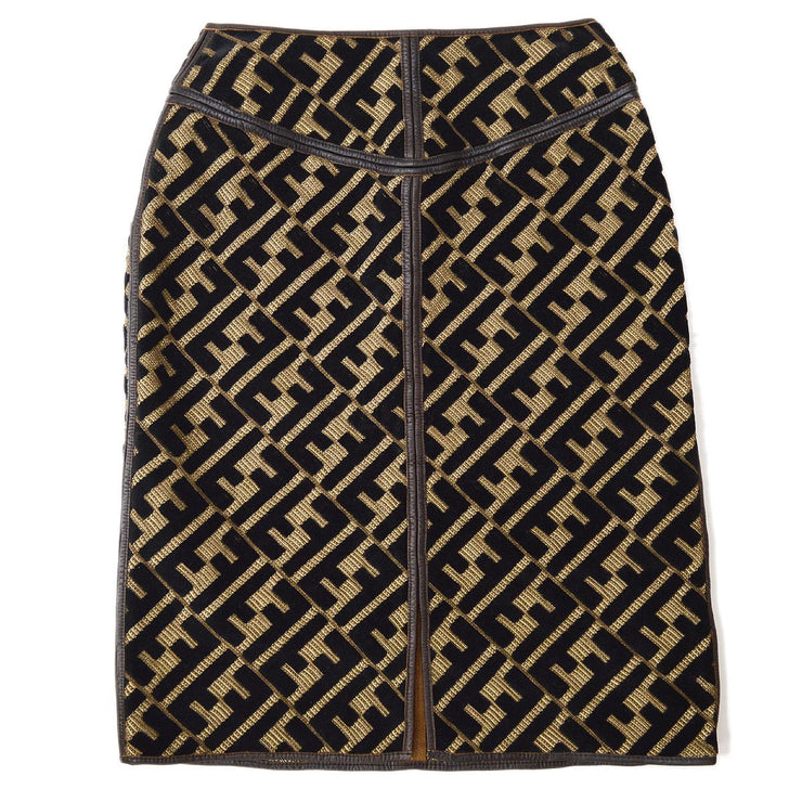 fendi zucca skirt