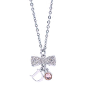 christian dior bow necklace