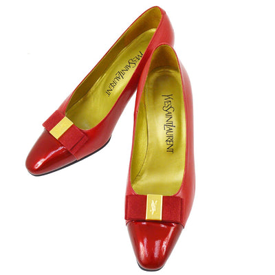 yves saint laurent red shoes