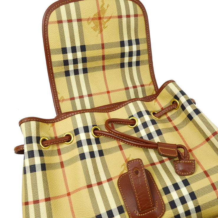 burberry nova check backpack