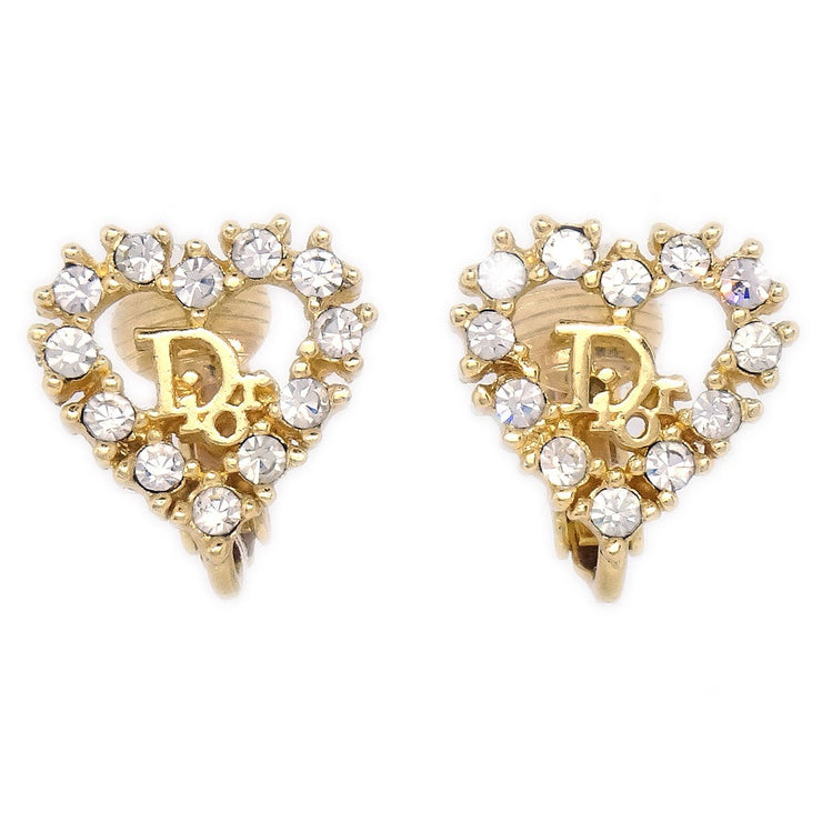 dior heart earrings