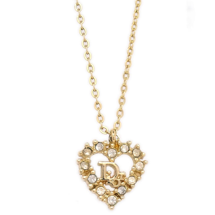 christian dior heart necklace