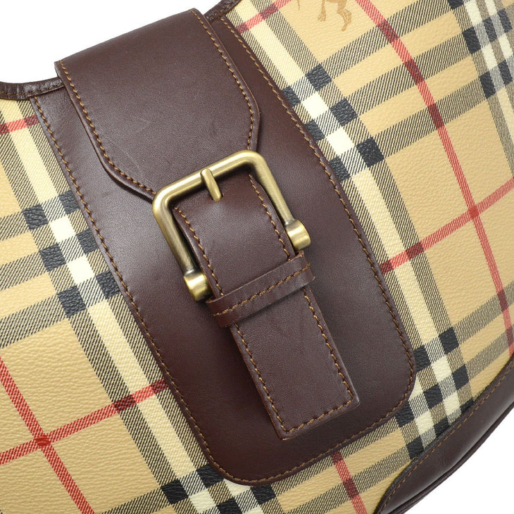 BURBERRY Check Pattern Shoulder Bag Beige – AMORE Vintage Tokyo