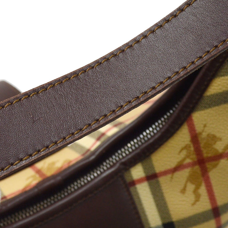 BURBERRY Check Pattern Shoulder Bag Beige – AMORE Vintage Tokyo