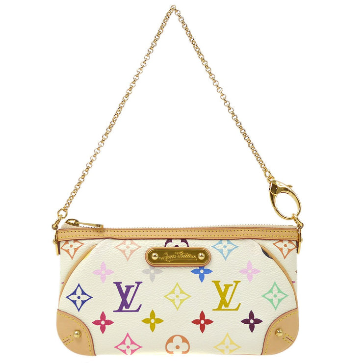 LOUIS VUITTON POCHETTE MILLA MM 2WAY Hand Shoulder BAG MULTI-COLOR M60 – AMORE Vintage Tokyo