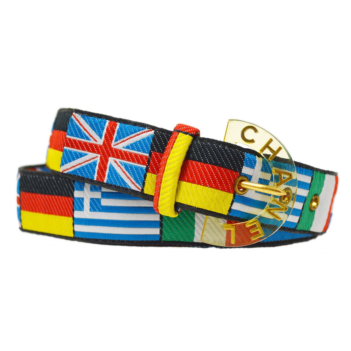 image of CHANEL 1995 Cruise National Flag Belt #70