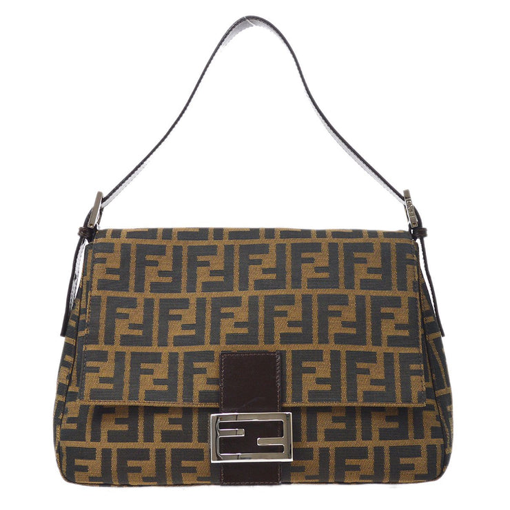 FENDI Zucca Mamma Baguette Hand Bag 