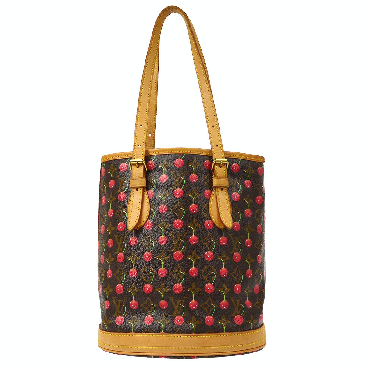 image of Louis Vuitton 2005 Monogram Cherry Bucket PM M95012