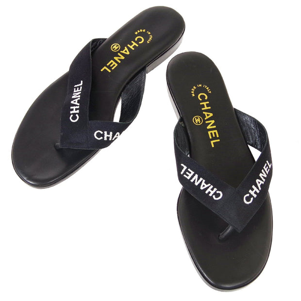 chanel shoes flip flops