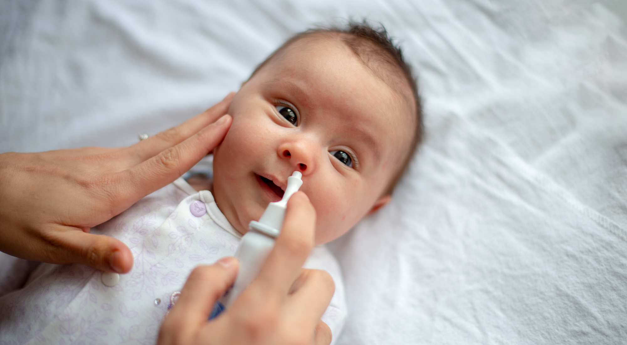 3 week old blocked nose