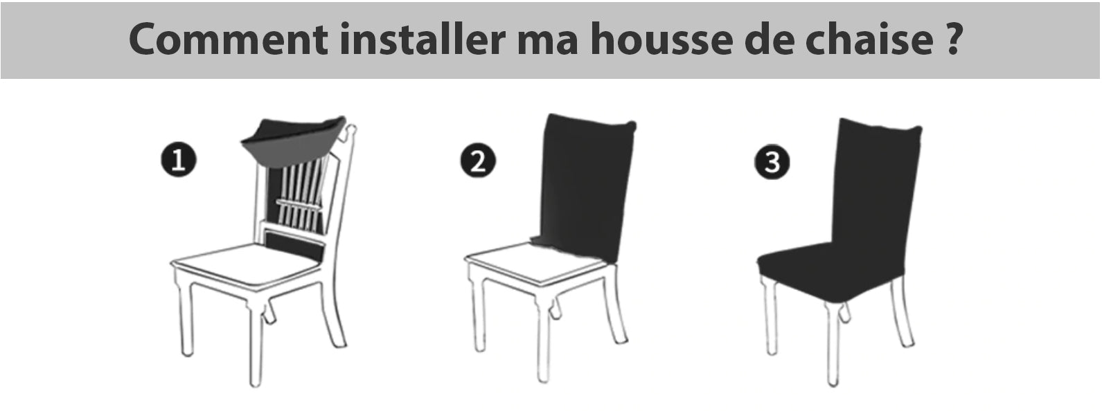 Comment installer ma housse de chaise ? Étapes et instructions à suivre