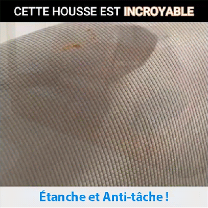 Demonstration impermeabilite elasticite Housse de canape impermeable