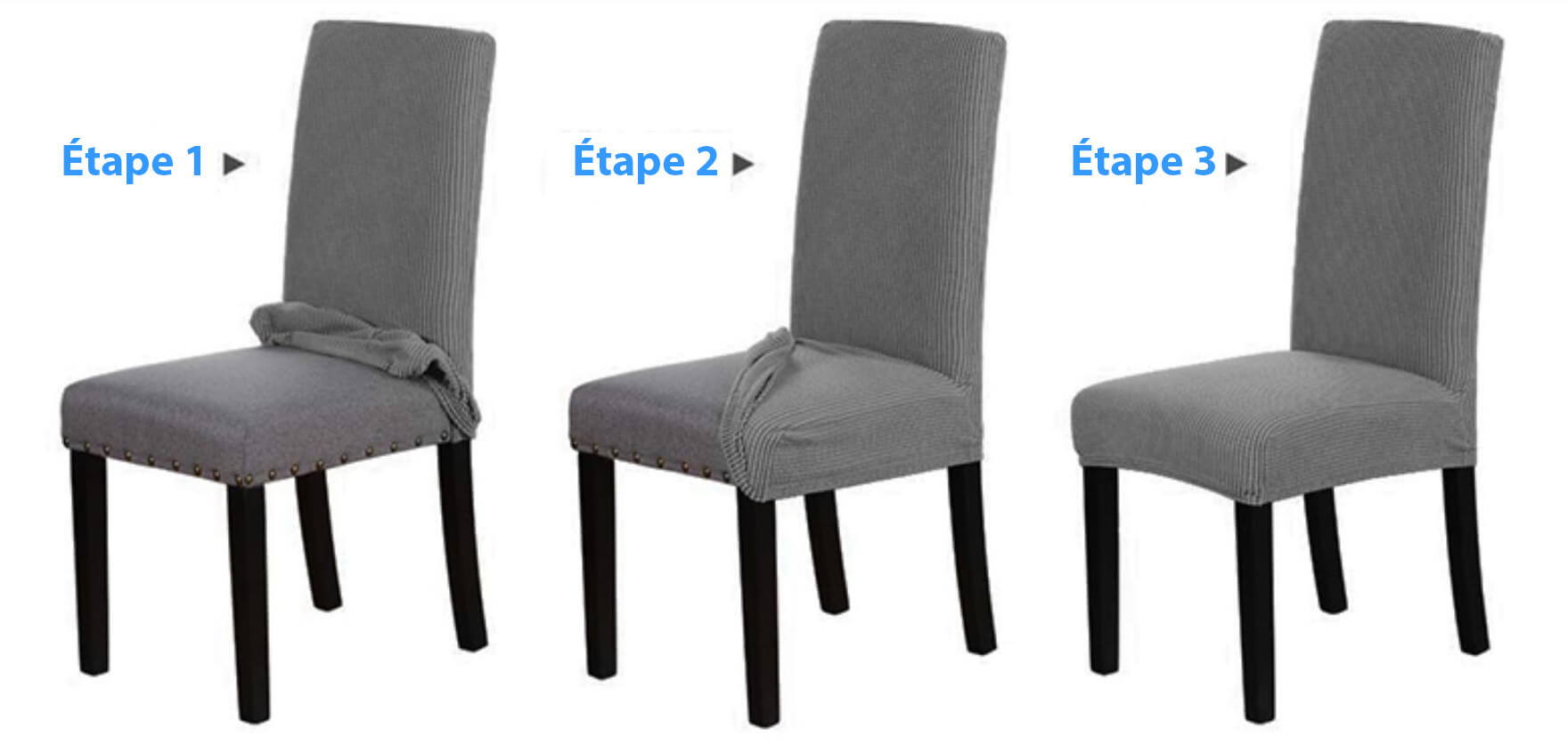 Comment installer ma housse de chaise impermeable ? Instructions par etapes et guide pour l'installation