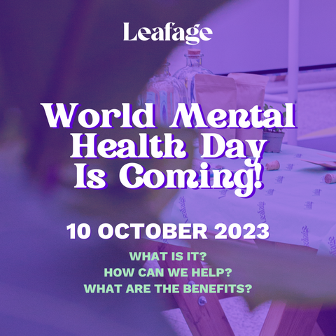 World Mental Health Day is coming