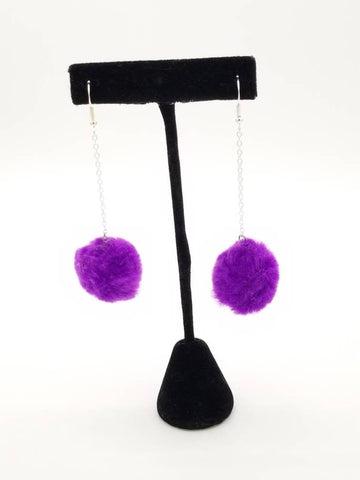 Uenighed kunstner blod Neon Pom Pom Chain Drop Earrings – ELECTRICKITTYCORNS