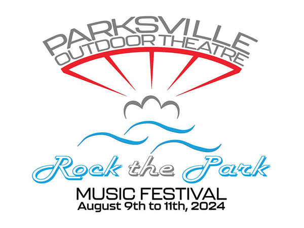 GIFT CARD for Rock the Park Music Festival - Parksville Outdoor Theatre for the Performing Arts - August 9th to 11th, 2024 - Parksville Outdoor Theatre for the Performing Arts - McMillan Arts Centre Gallery, Gift Shop and Box Office - Vancouver Island Art Gallery