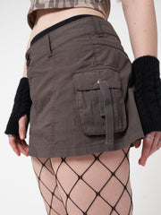 Ellie Brown Cargo Mini Skirt - Minga EU