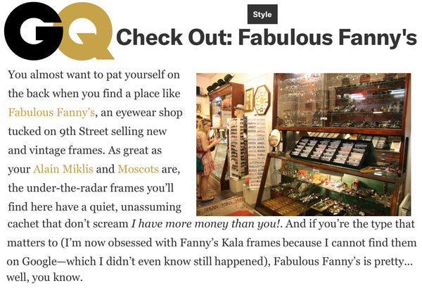 Check Out: Fabulous Fanny's