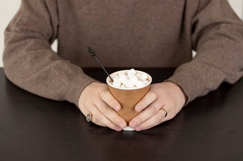 Person Holding Hot Chocolate