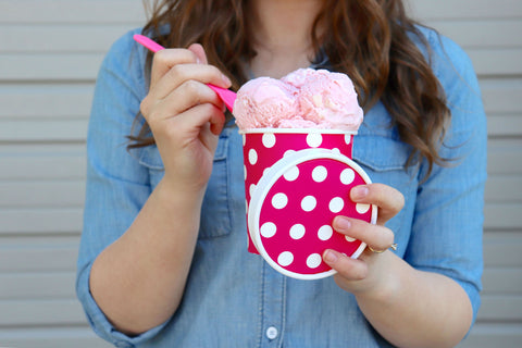 Pink Ice Cream, How to Reduce Freezer Burn on Your Ice Cream