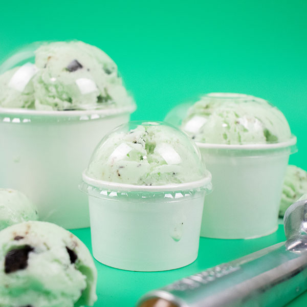 Ice Cream in Paper Cups 