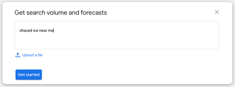 Google Ads: Search Volume and Forecasts