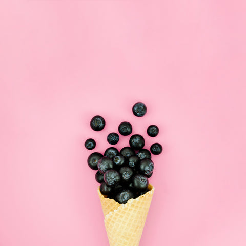 Blueberries in Waffle Cone, 5 Mother's Day Ice Cream Flavors to Feature in Your Ice Cream Shop